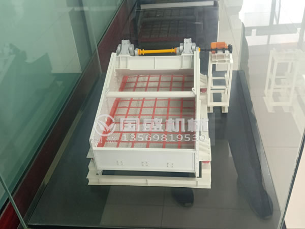 圓振動篩的結(jié)構(gòu)簡圖 圓振動篩的結(jié)構(gòu)簡圖